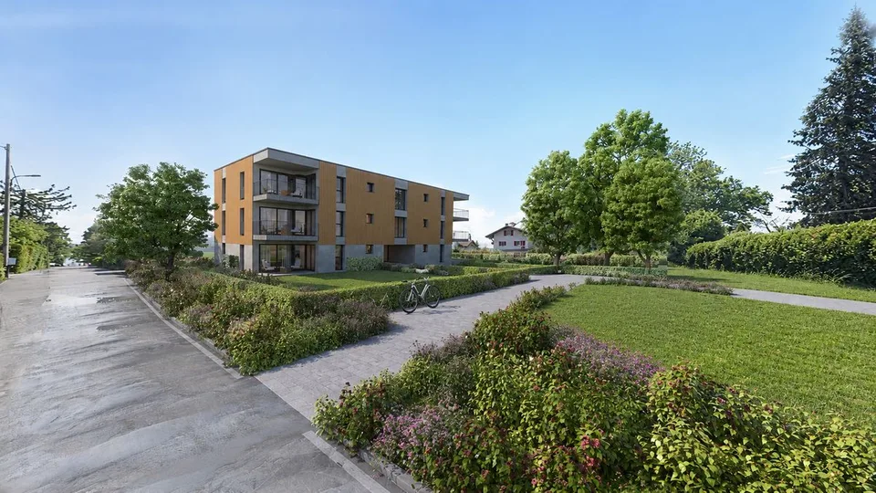 Spazioso appartamento di 5 locali con giardino nel cuore di Meyrin