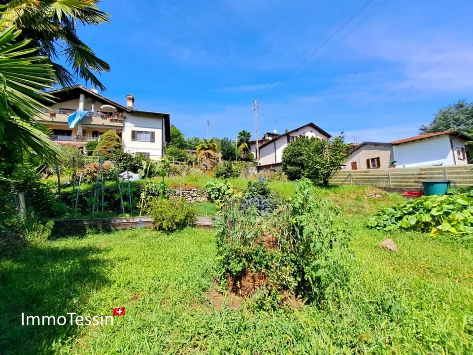 Bauland an schöner & ruhiger Lage mit Weitsicht in Monteggio mit Projekt zum top Preis