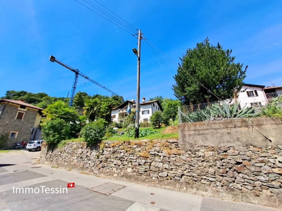 Bauland an schöner & ruhiger Lage mit Weitsicht in Monteggio mit Projekt zum top Preis – Foto 6 von 7