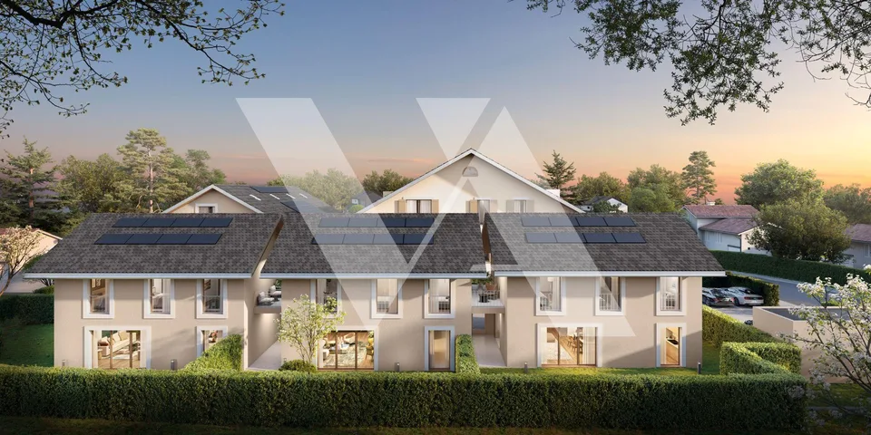 A vendre en construction ? Belle villa contiguë avec jardin