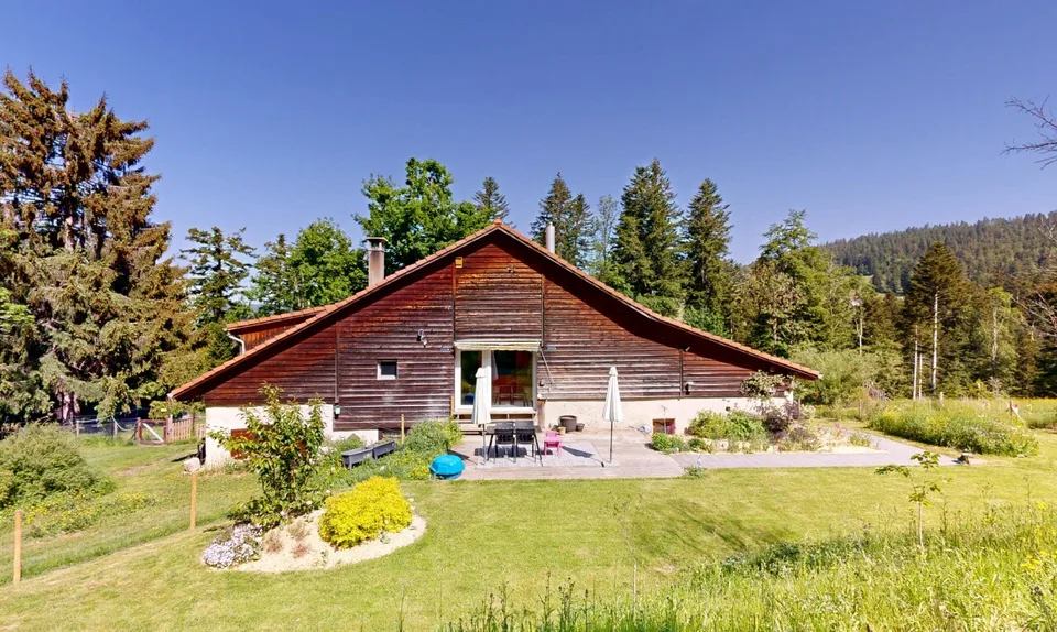 Ferme 1640 rénovée : 2 appts + immense grange à fort potentiel
