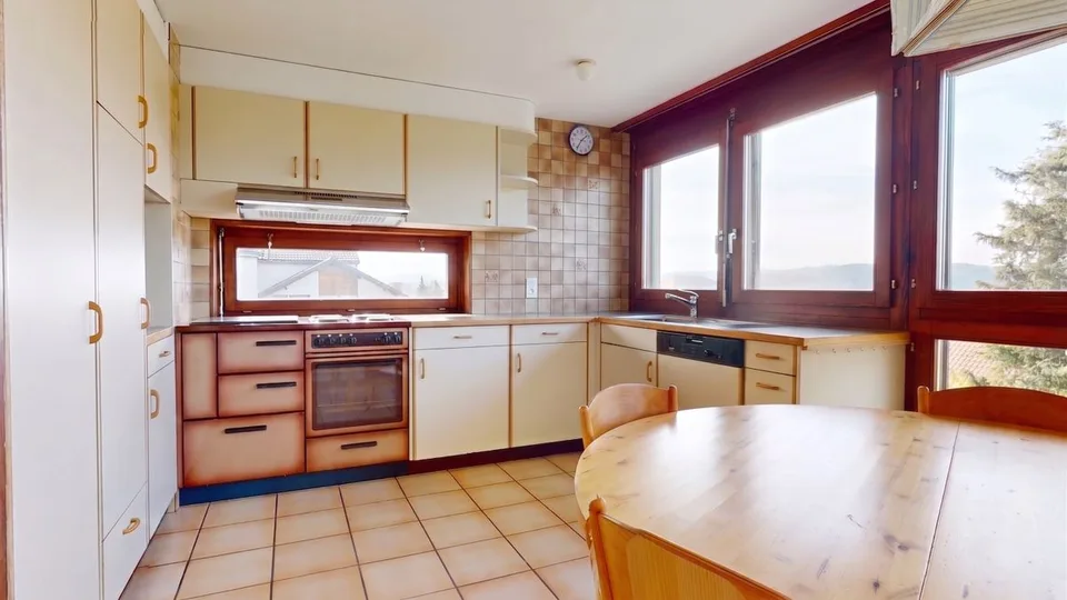 View of the Jura - Family villa on 1,000 m² in Seigneux!