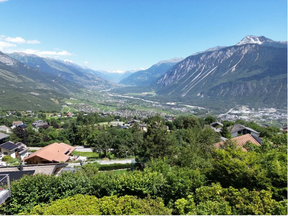 Bellissima casa di 5,5 stanze con vista panoramica a Mollens, Crans-Montana