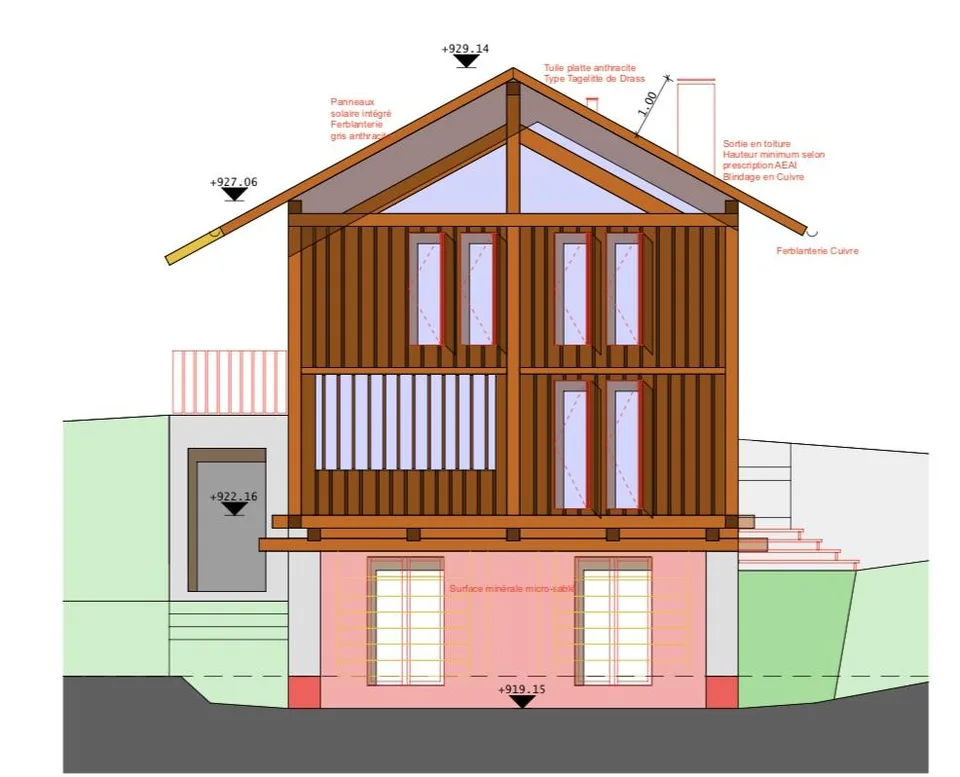 Maison 4.5 pièces avec très beau projet de rénovation au coeur du vieux village de Vex
