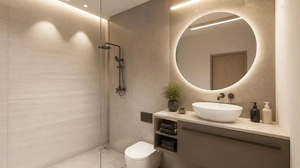 Elegante villa gemella contemporanea THPE in fase di progettazione