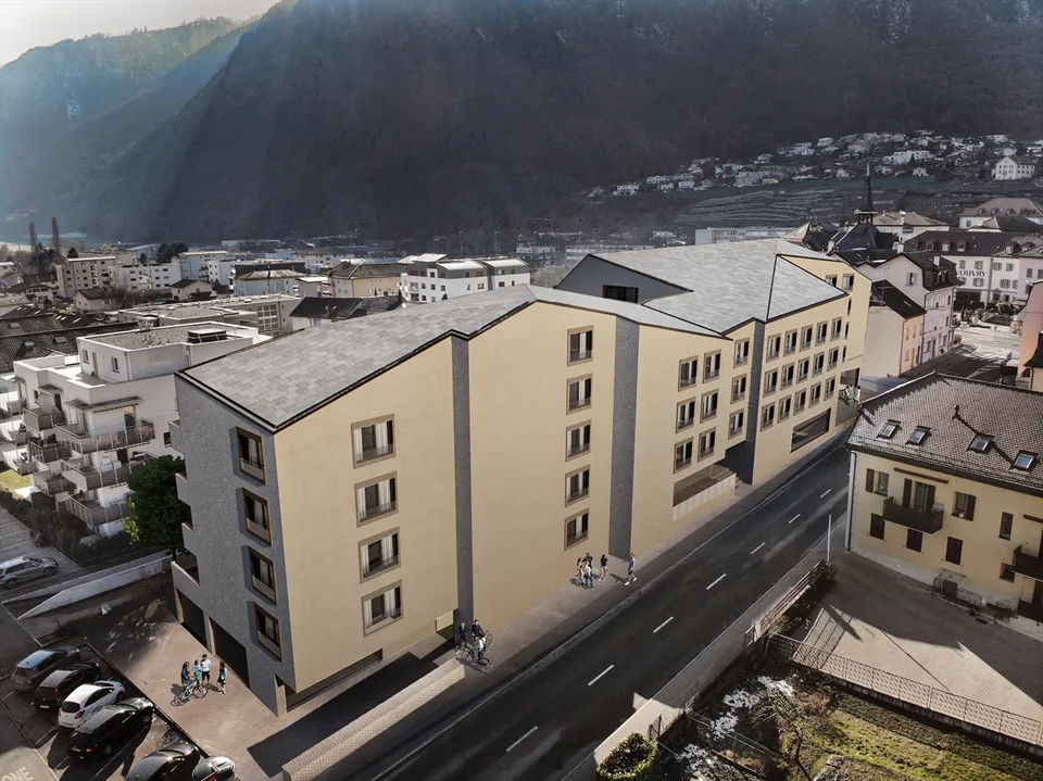 Neue Promotion Domaine de Vouvry - Neues Studio Los A19 zu verkaufen