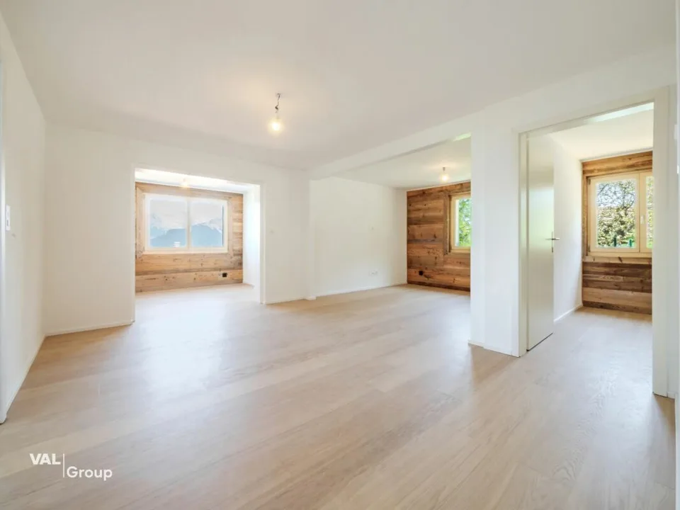 Lo spirito chalet rivisitato in un superbo appartamento di 5 stanze