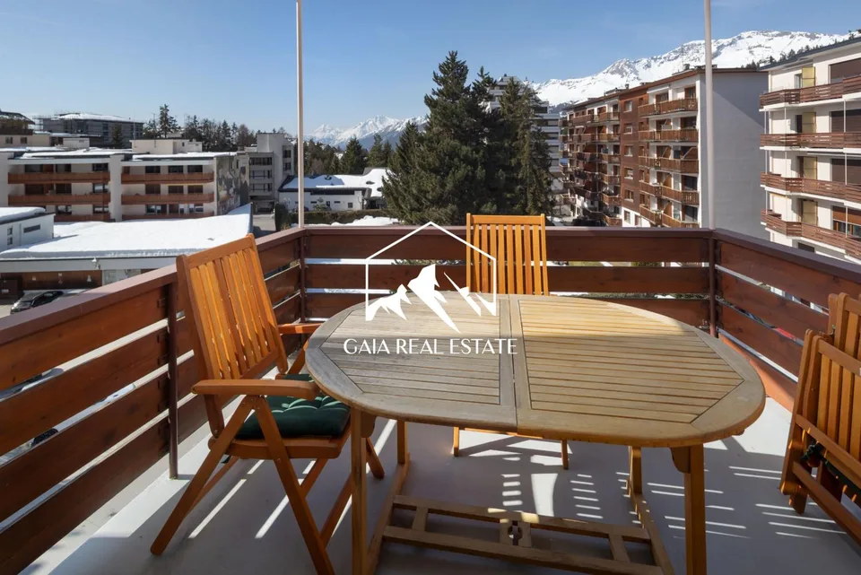3,5 Zimmer im Herzen von Crans Montana mit Aussicht und Garage – Foto 14 von 14