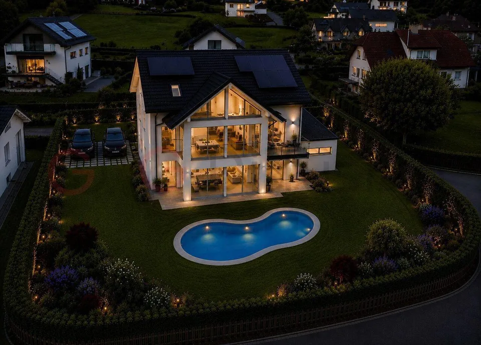 Appartement haut standing à vendre au Mont-sur-Lausanne dans une villa de 2 appartements
