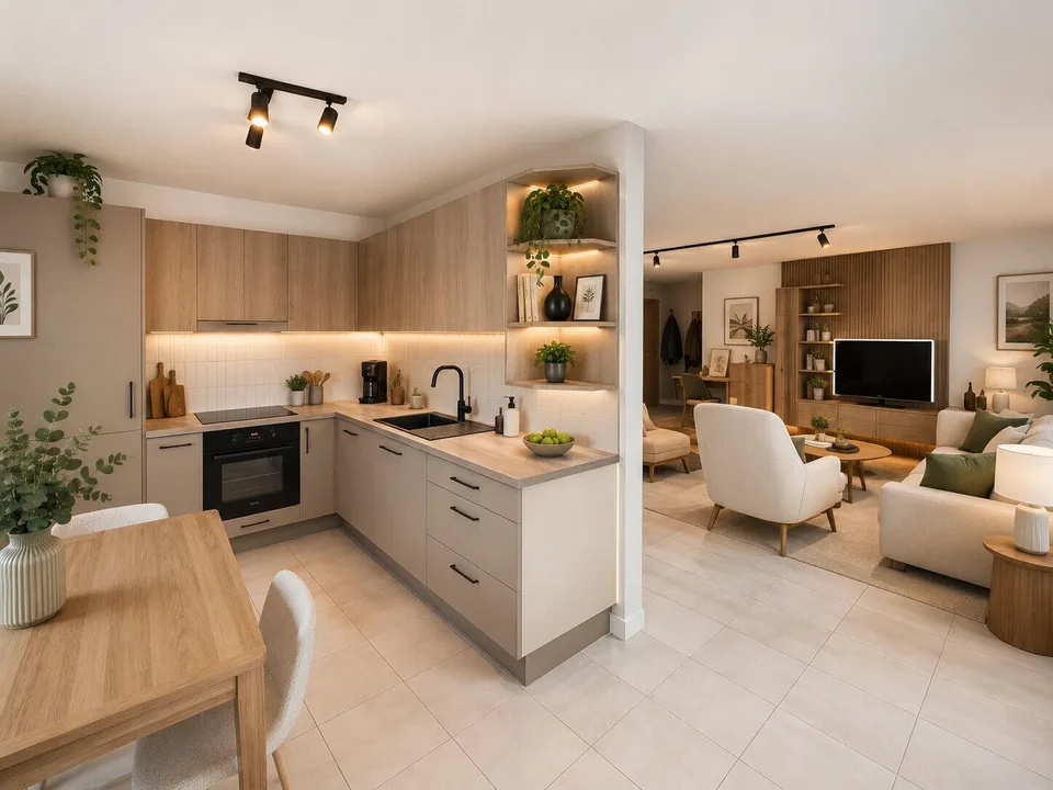 À vendre à Soyhières appartement de 2.5 pièces au rez-de-jardin