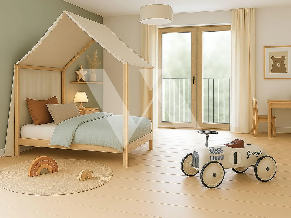 Zu verkaufen im Bau - 6-Zimmer-Wohnung mit Duplex-Balkon
