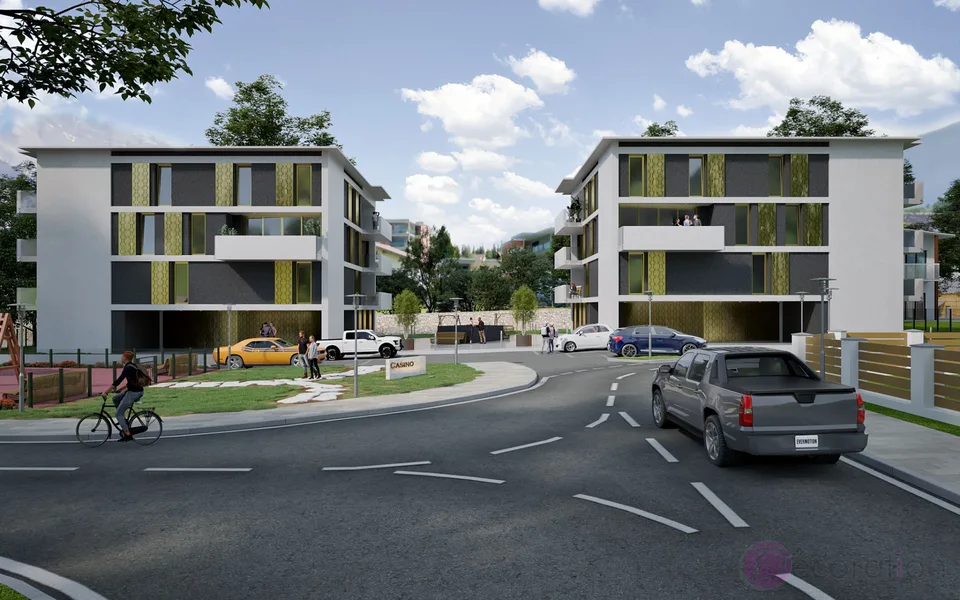 Appartement 3,5 pcs dans un cadre verdoyant