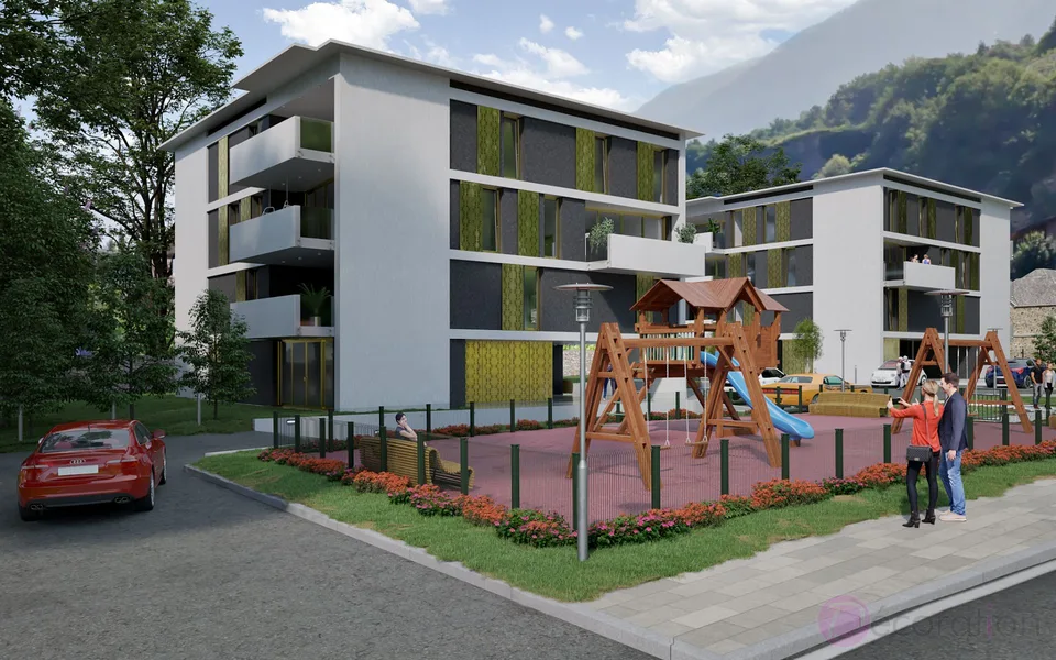 3,5-Zimmer-Wohnung in grüner Umgebung