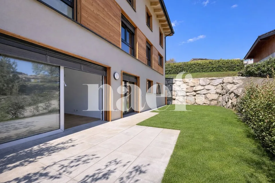 Superbe appartement neuf de 3.5 pièces avec grande terrasse et jardin privatif à vendre à Arbaz