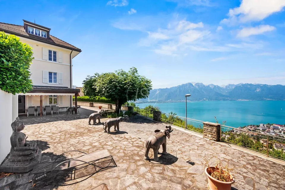 Propriété de charme avec vue panoramique sur les hauteurs de Montreux