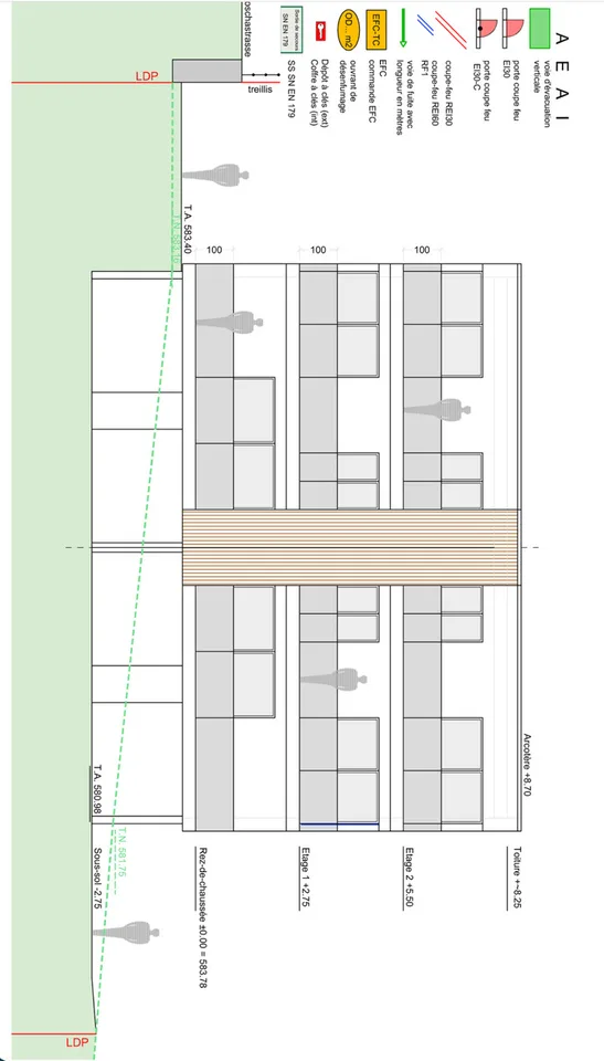 Salgesch immeuble de 8 appartements avec permis de construire en force
