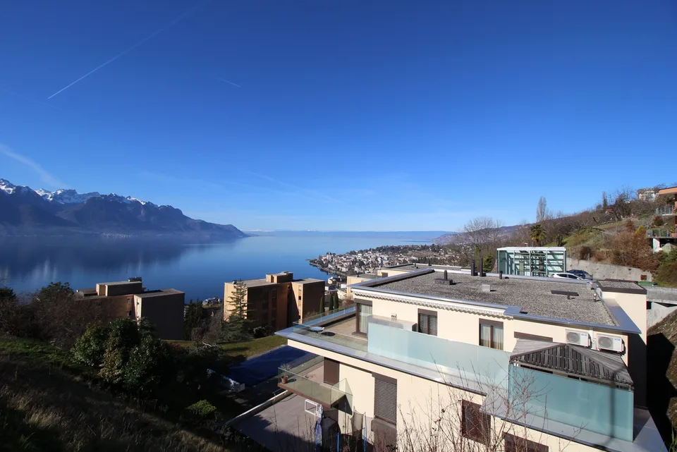 MONTREUX (Chernex) ATTICO ECCEZIONALE Vista spettacolare - piscina