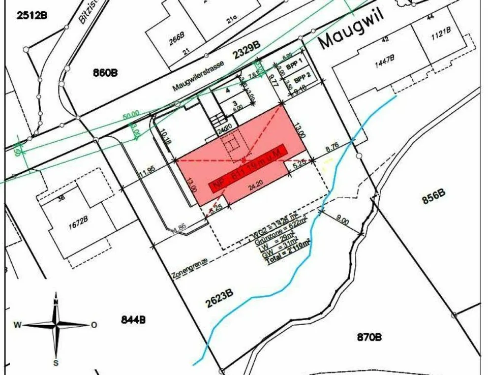 In vendita appartamento 4½ locali, in Maugwilerstrasse 40 a 9552 Maugwil vicino a Bronschhofen, posizione legata alla natura / Aliquota fiscale 9500 Wil !