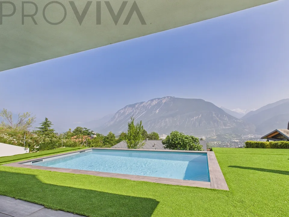 Villa mit Salzwasserpool und Sauna in Venthône - Talblick – Foto 6 von 8