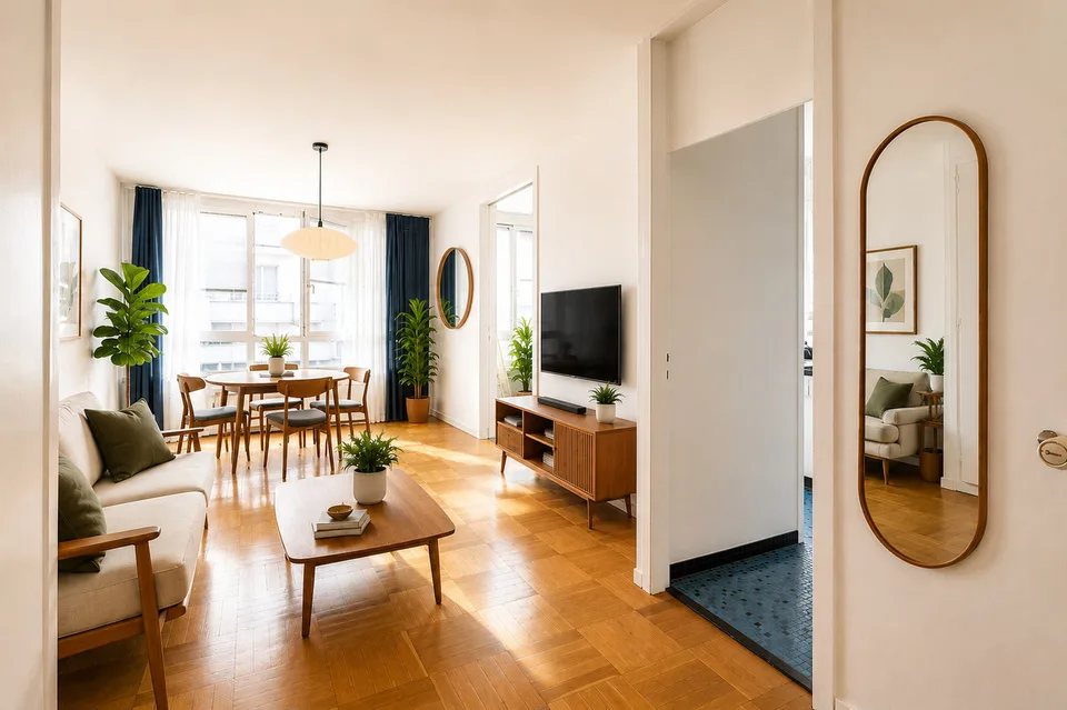 Entre lac et vie citadine - Bel appartement de 3 pièces