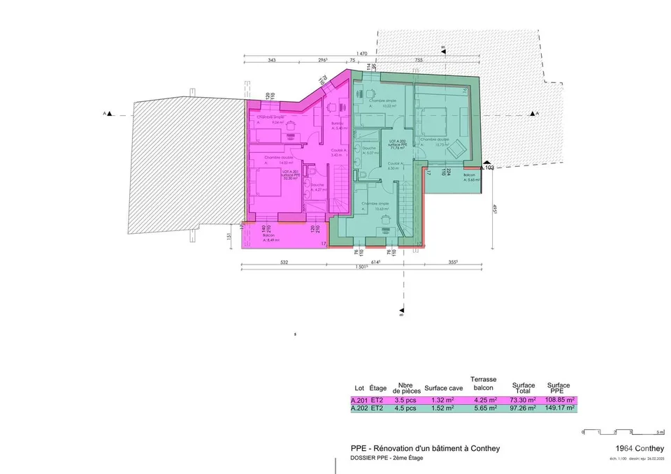 Edificio di 5 appartamenti da ristrutturare con permesso di costruire in vigore