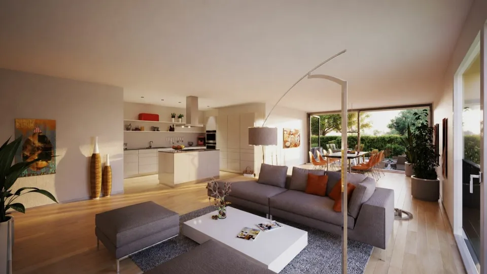 Giebelhof Aefligen - W03 Exklusive 4½-Zimmer-Gartenwohnung mit 130 m² Wohnfläche