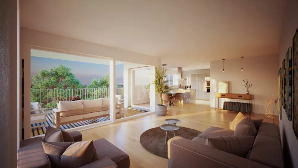 Giebelhof Aefligen - W04 Moderne 4½-Zimmer-Wohnung mit sonniger Terrasse
