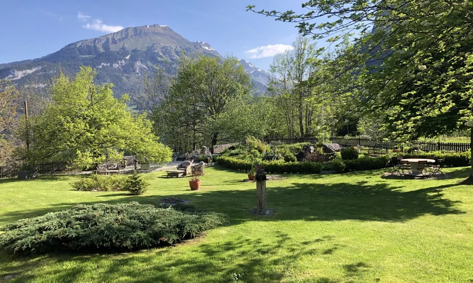 Historisches Bauernhaus mit Ferienwohnung und Bergpanorama