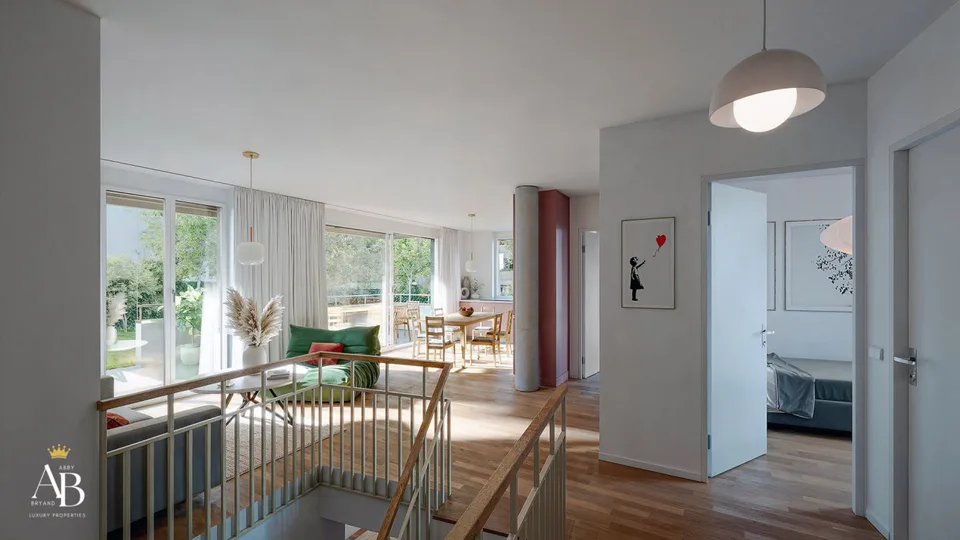 En exclusivité: Appartement contemporain &amp; son agréable jardin privatif