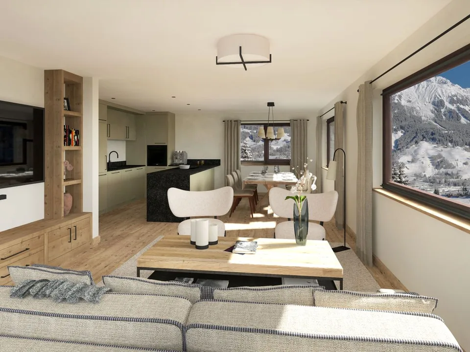 Appartamento di 3.5 locali al 1° piano nella Casa Madrisa Alpenblick