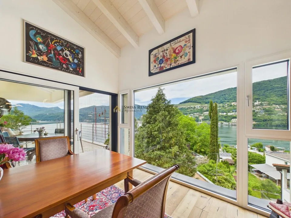 Prestigiosa villa moderna con Spa privata e vista lago a Brusino Arsizio – foto 8 di 13