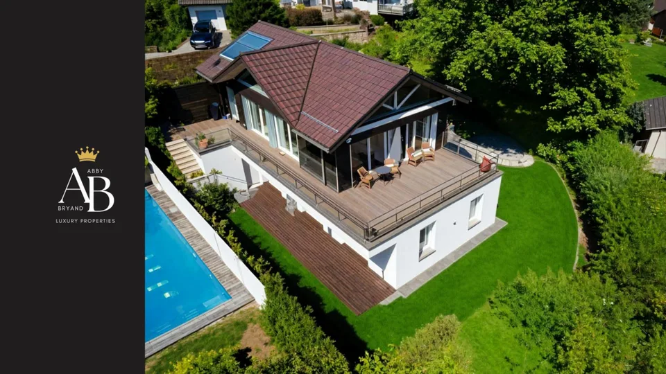 Une Villa unique, contemporaine et individuelle /quartier résidentiel et prisé