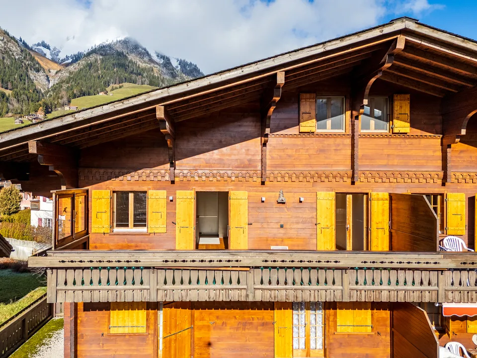Appartement 4.5 pièces avec vue panoramique à 20 min. de Gstaad