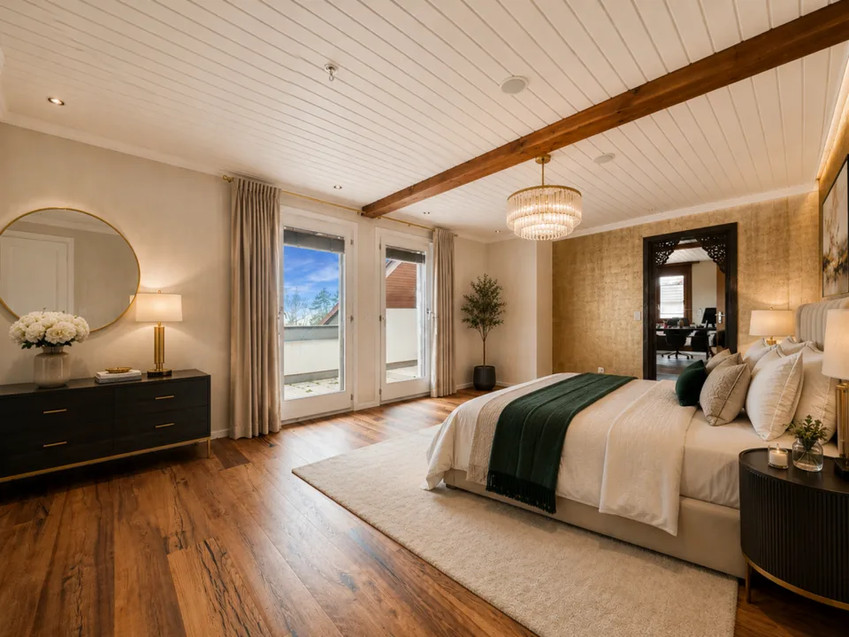 LUXUEUX APPARTEMENT AVEC VUE SUR LE LAC ET TOUT PROCHE DU PORT DE PLAISANCE – photo 12 sur 13