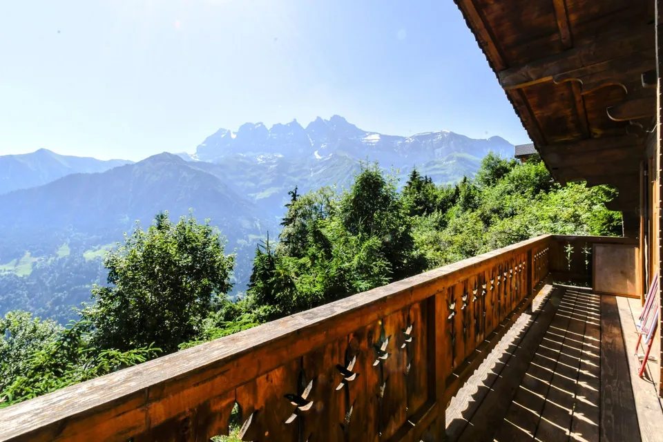 Chalet avec vue imprenable sur les Dents-du-Midi
