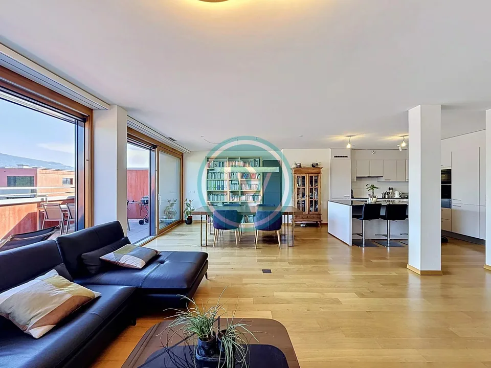 Exceptional duplex penthouse in Carouge