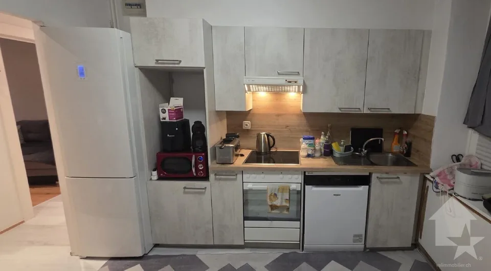 Schöne 2.5 Zimmer Wohnung, komplett renoviert mit einer Garagenbox!