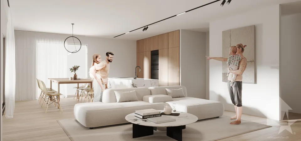 Appartement 2,5 pièces en attique