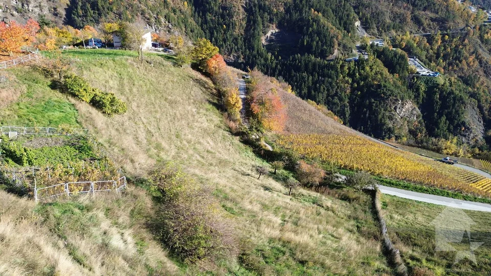 Terreno in vendita sulle alture di Conthey con vista mozzafiato