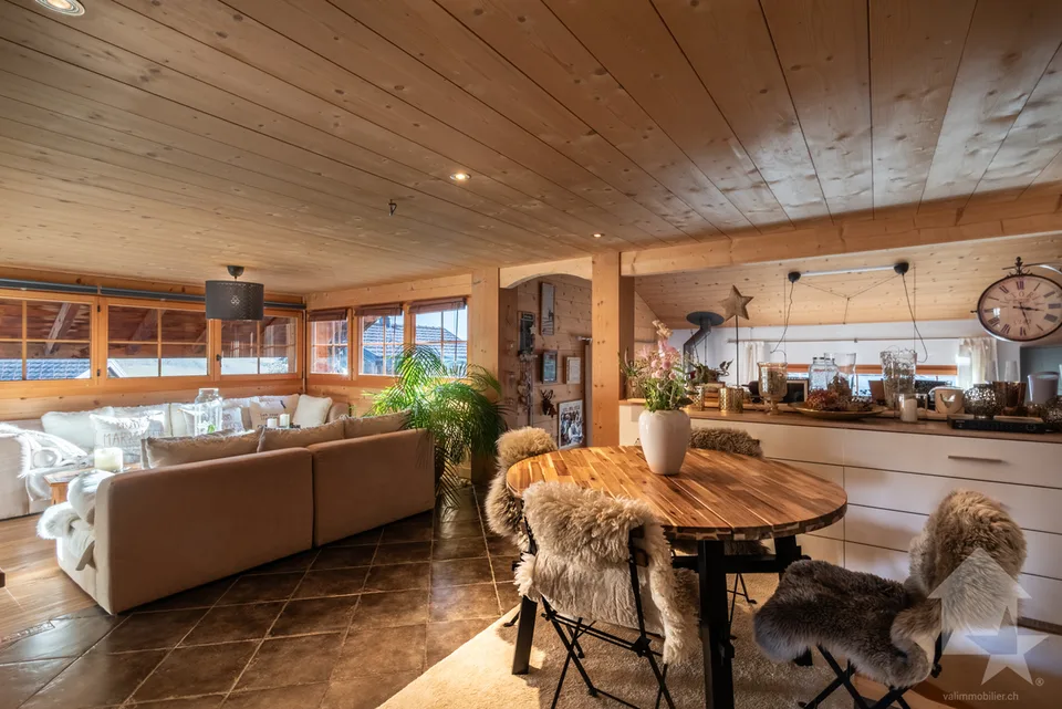 Val-d'Illiez, wunderschönes Chalet mit 3 Wohnungen