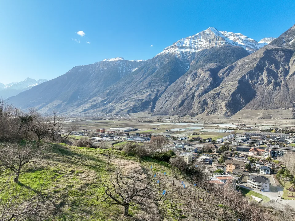 Grand terrain à construire dans le village de Saxon