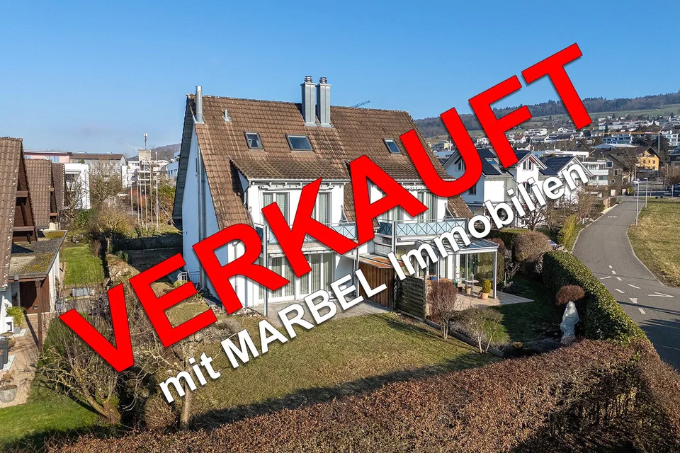 VERKAUFT - Attraktives 5,5-Zimmer-Doppel-Einfamilienhaus mit Garten und Garage