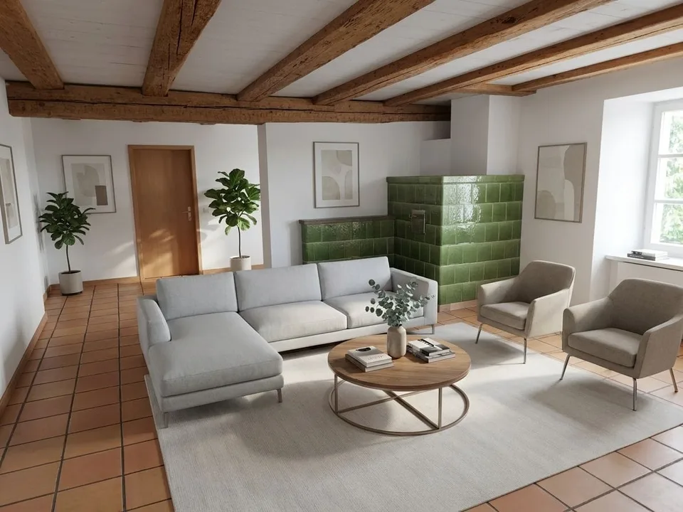 Luminoso appartamento di 4½ stanze con charme a Trasadingen