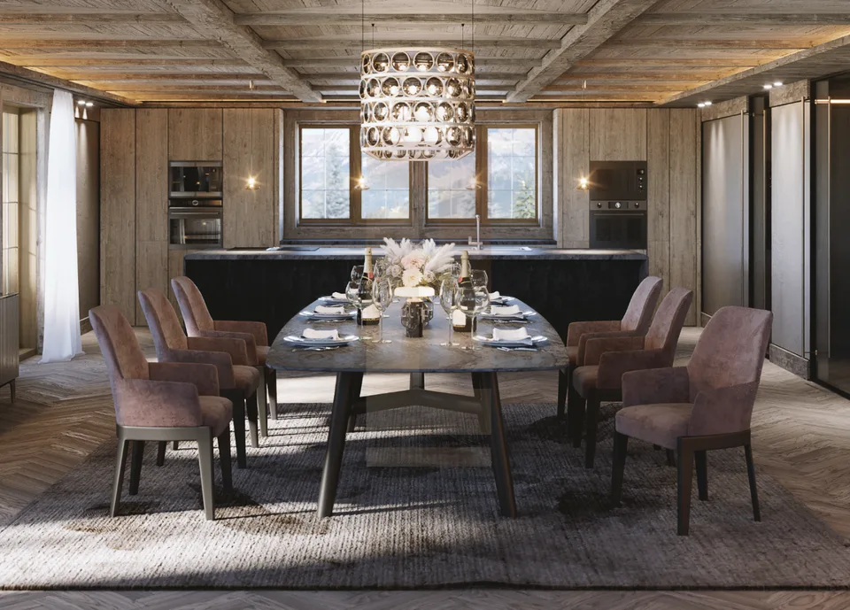Eine außergewöhnliche Wohnung im Herzen von Gstaad