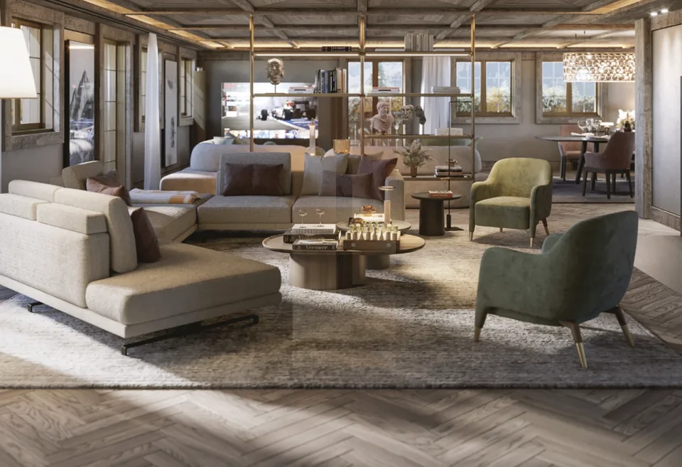 Eine außergewöhnliche Wohnung im Herzen von Gstaad