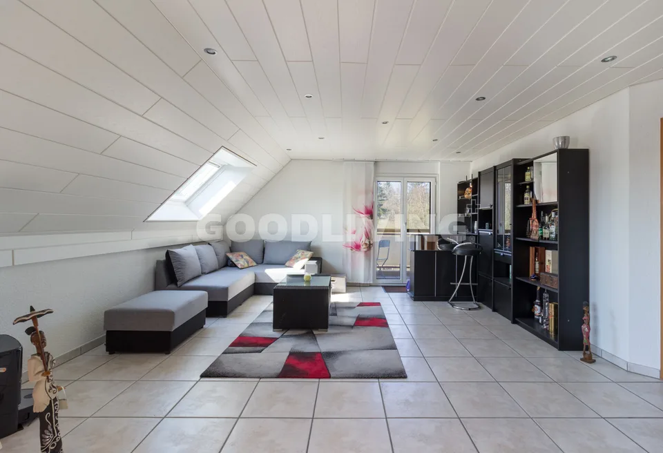 Maisonette mit Galerie und Licht / Duplex avec galerie et espaces lumineux