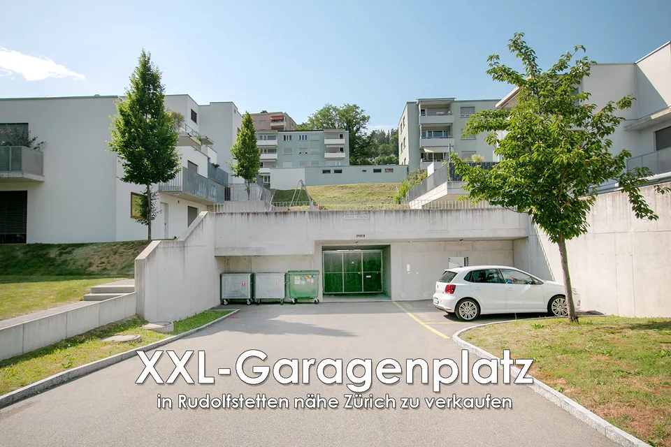 Attraktiver sehr grosser Tiefgaragenplatz, hell und freundlich, nähe Zürich zu verkaufen