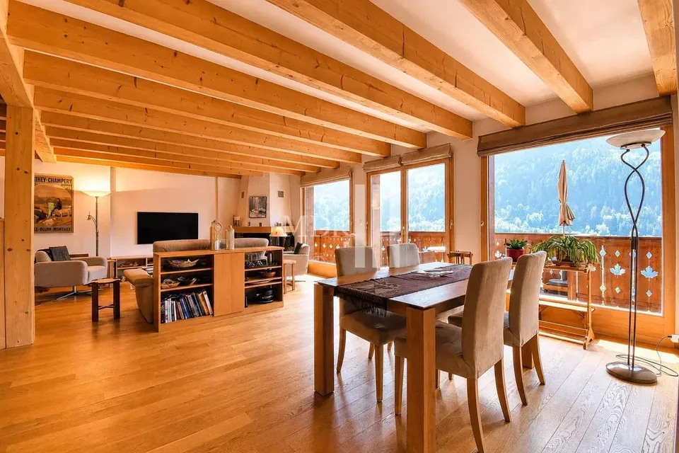 Magnifique chalet avec vue sur les Dents-du-Midi