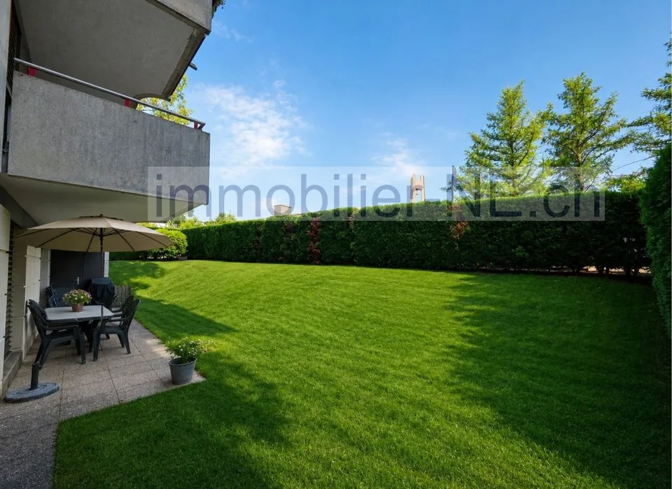 Appartement 4,5 pièces avec jardin plein sud et garage aux Foulets