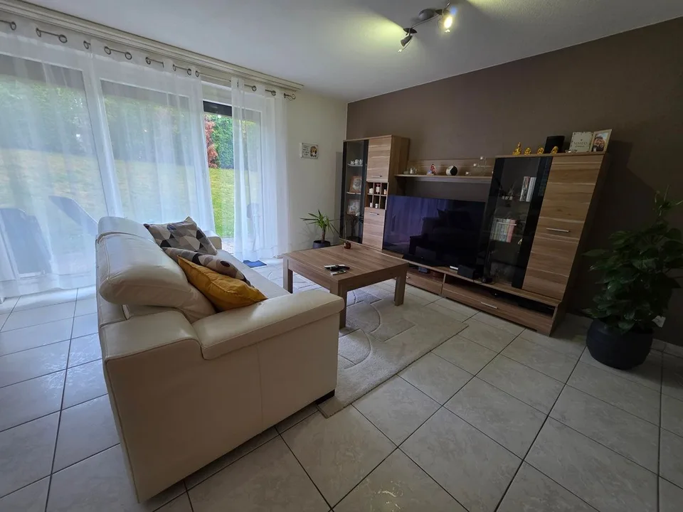 Appartement 4,5 pièces avec jardin plein sud et garage aux Foulets